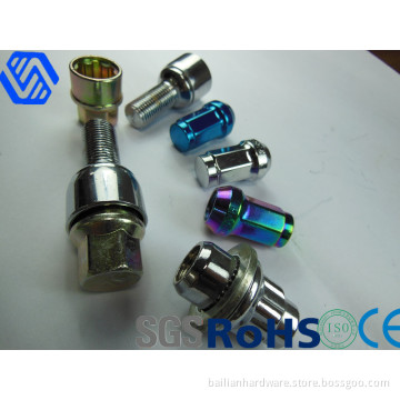 Hot Sell Color Zinc-Plated Wheel Lug Bolts